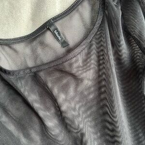 LONG SLEEVE SHEER MESH BODY SUIT